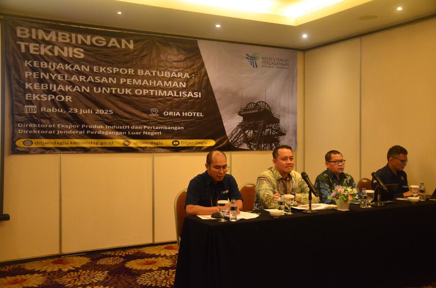 Bimbingan Teknis Kebijakan Ekspor Batubara: Penyelarasan Pemahaman Kebijakan untuk Optimalisasi Ekspor