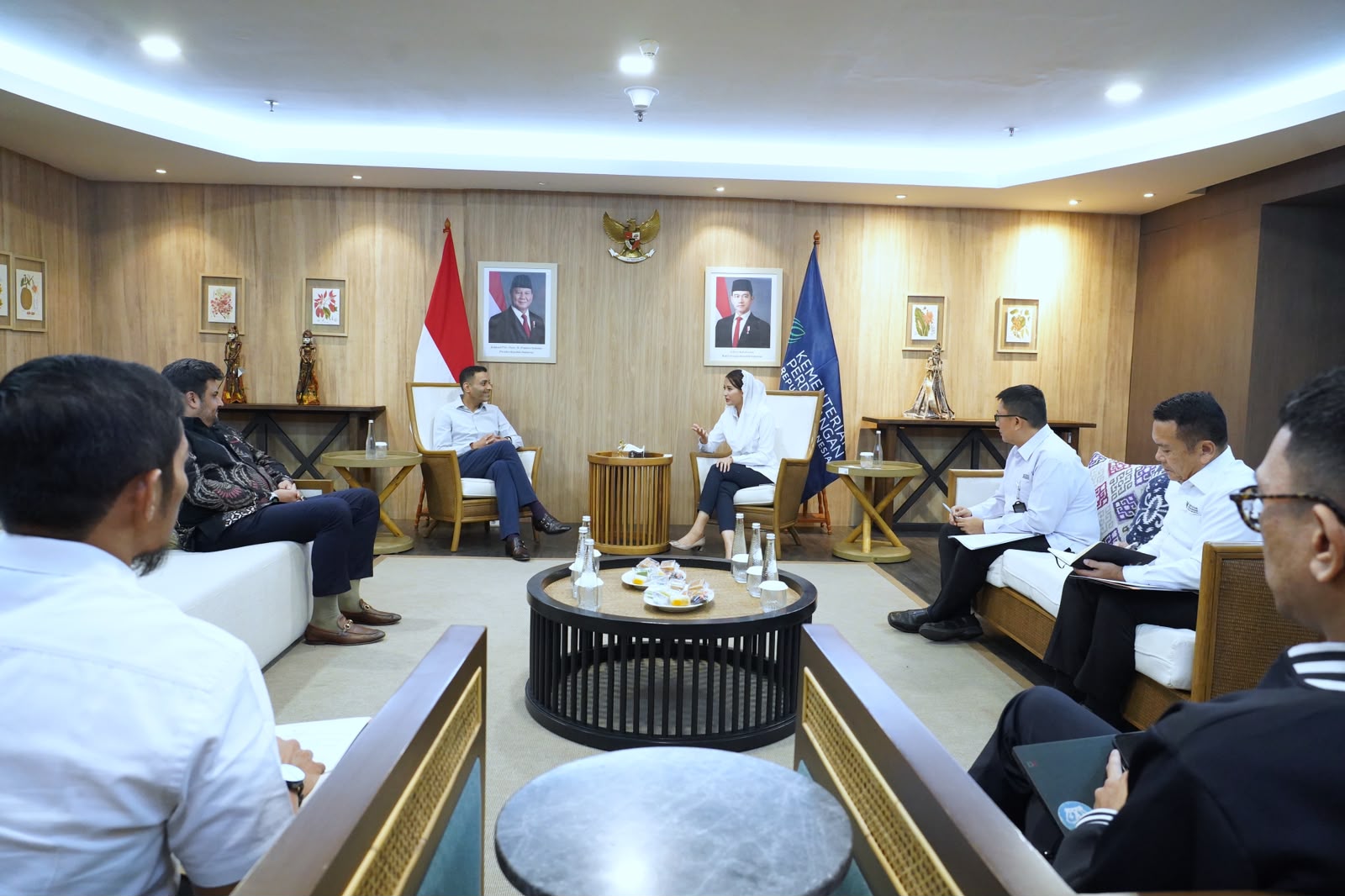 Wamendag Menerima Audiensi Halliburton Indonesia