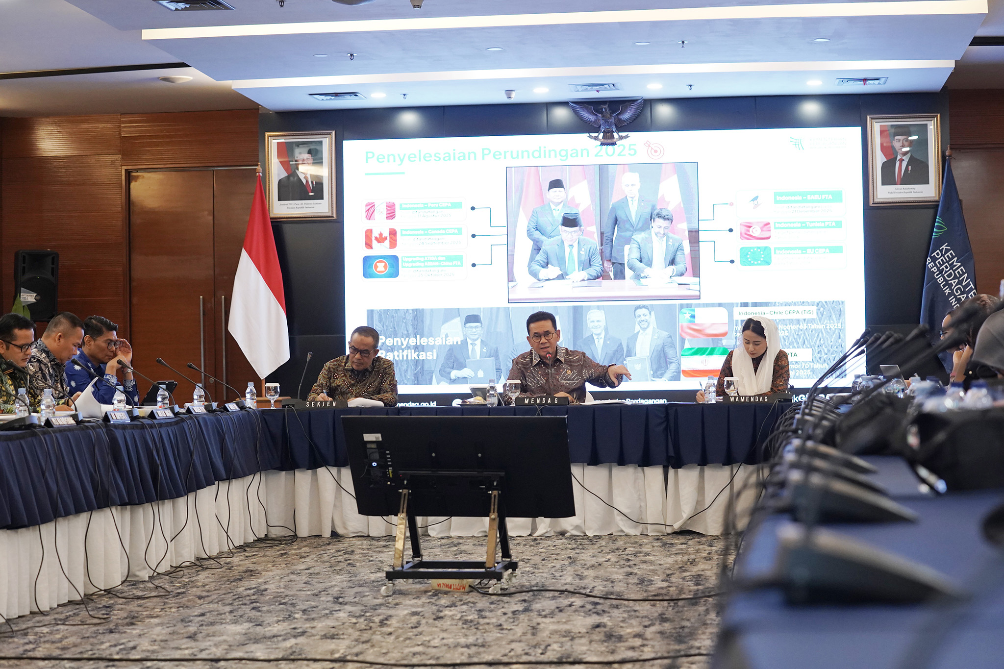 Media Briefing Capaian 2025 dan Program Kerja Kementerian Perdagangan Tahun 2026