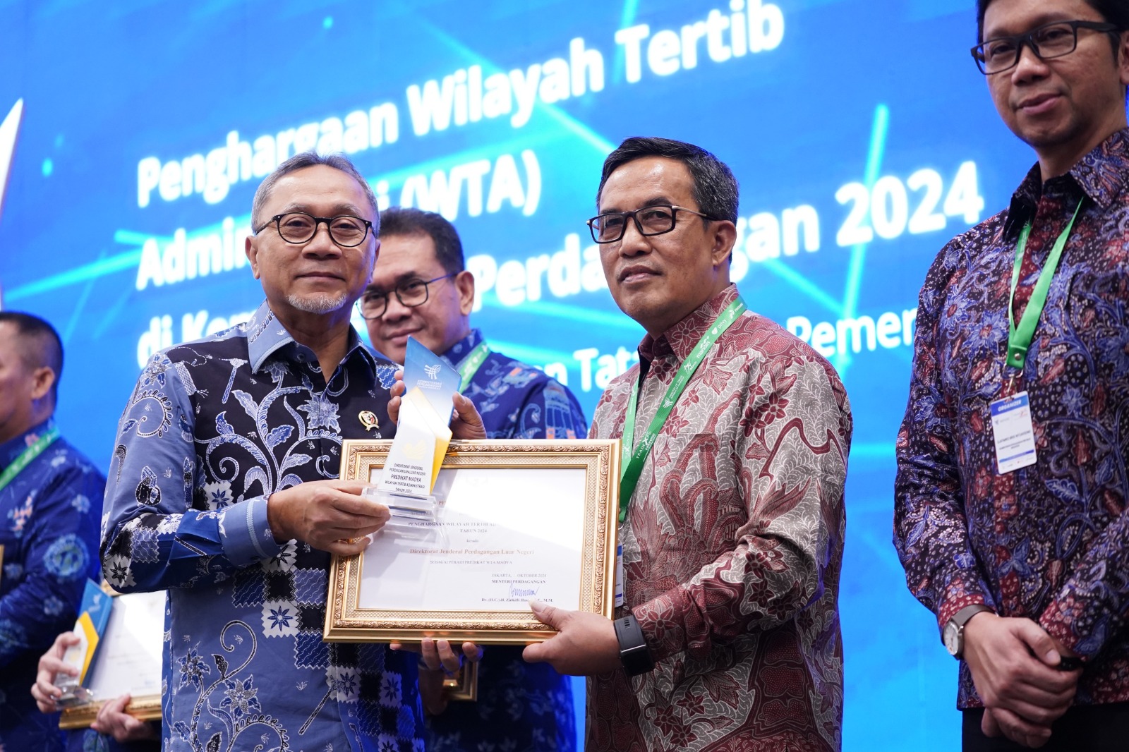 Direktorat Jenderal Perdagangan Luar Negeri memperoleh Predikat WTA Madya