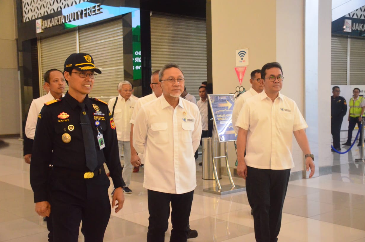 Kunjungan Dirjen Daglu ke Area Pabean di Bandara Internasional Soekarno-Hatta
