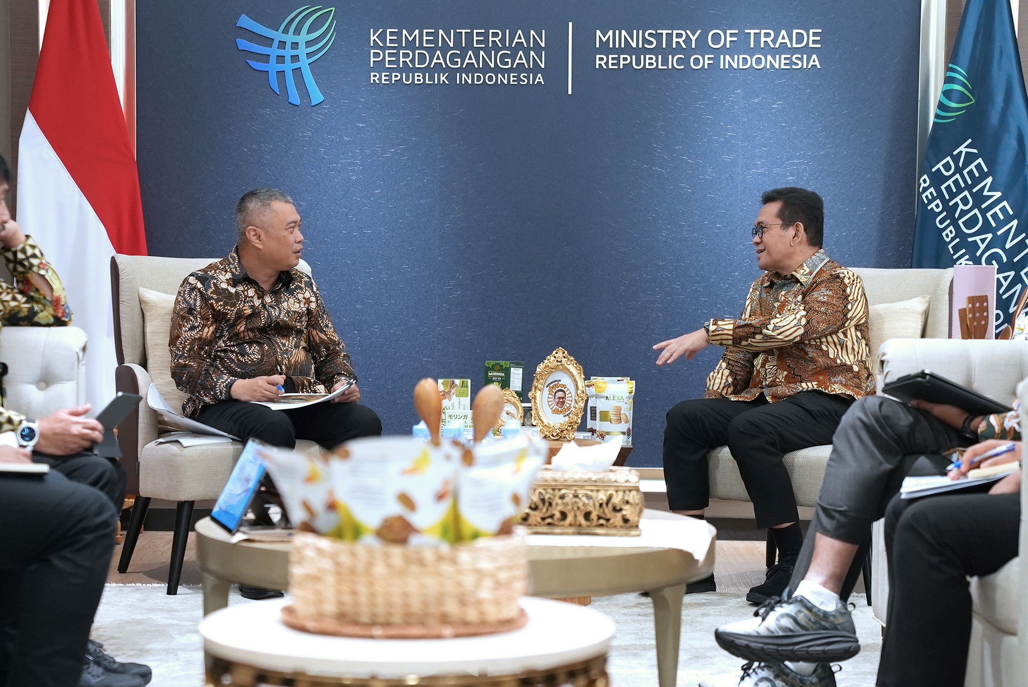 Pertemuan Mendag dengan Menhub